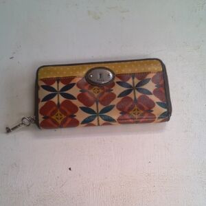 Colorful Geometric Pattern Wallet